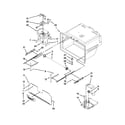 Whirlpool GI6SDRXXQ00 freezer liner parts diagram