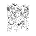 Whirlpool WGD5800BW0 bulkhead parts diagram