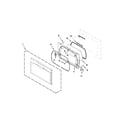 Whirlpool WGD5800BW0 door parts diagram