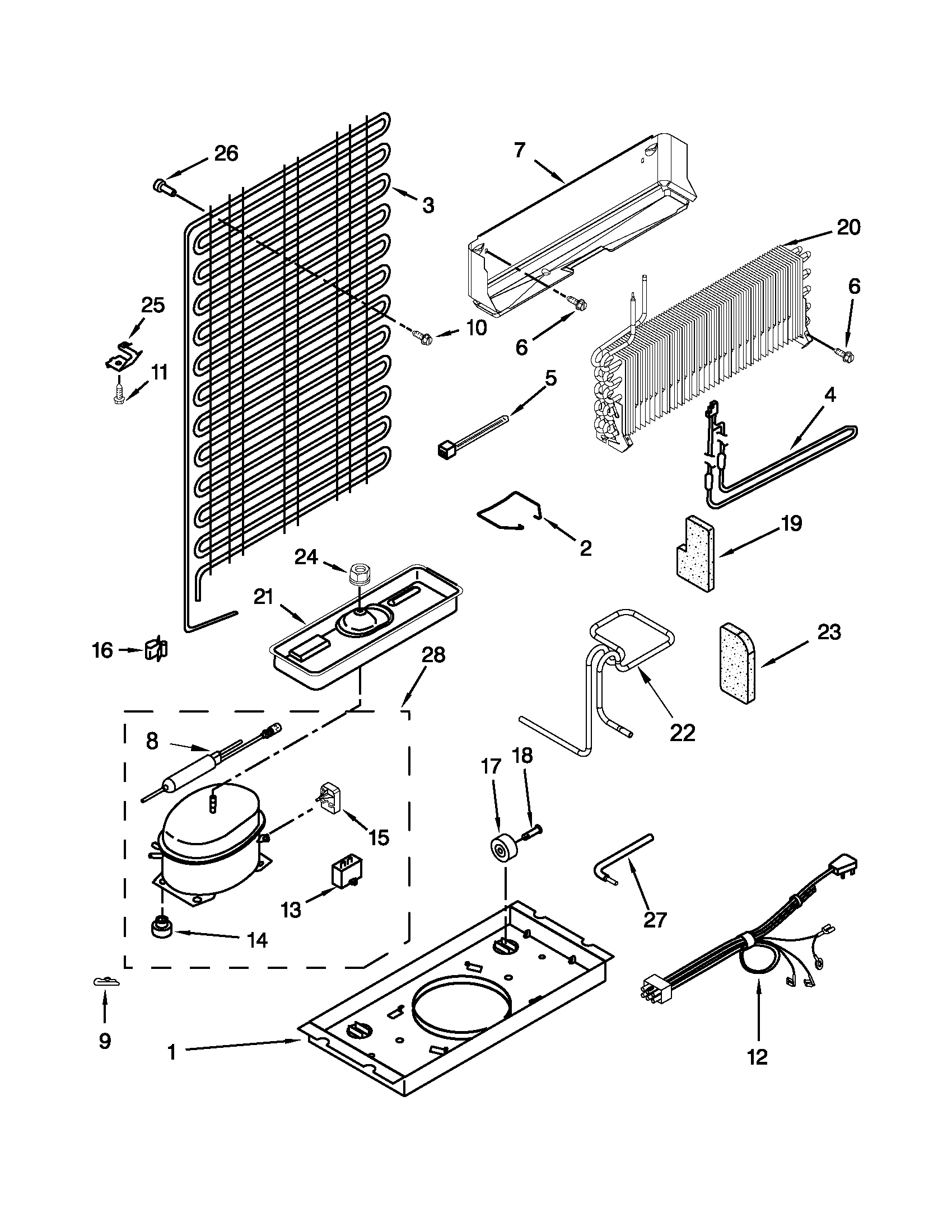 Kirkland ST14CKXSQ02 unit parts diagram