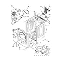 Maytag MED7000XR1 cabinet parts diagram