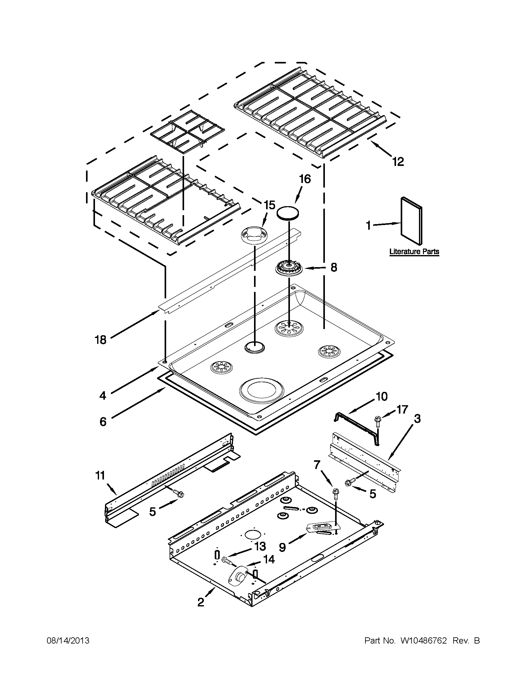 KitchenAid KGSS907SSS03 cooktop parts diagram