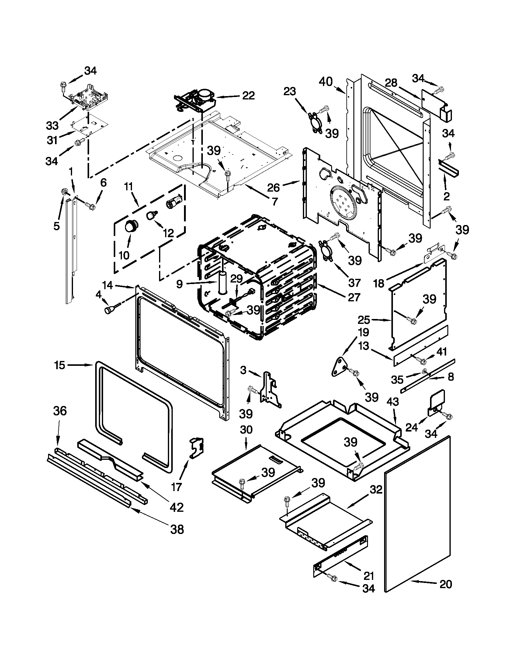KitchenAid KGSS907SSS03 oven parts diagram