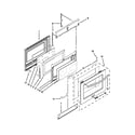 KitchenAid KGSS907SWH03 door parts diagram