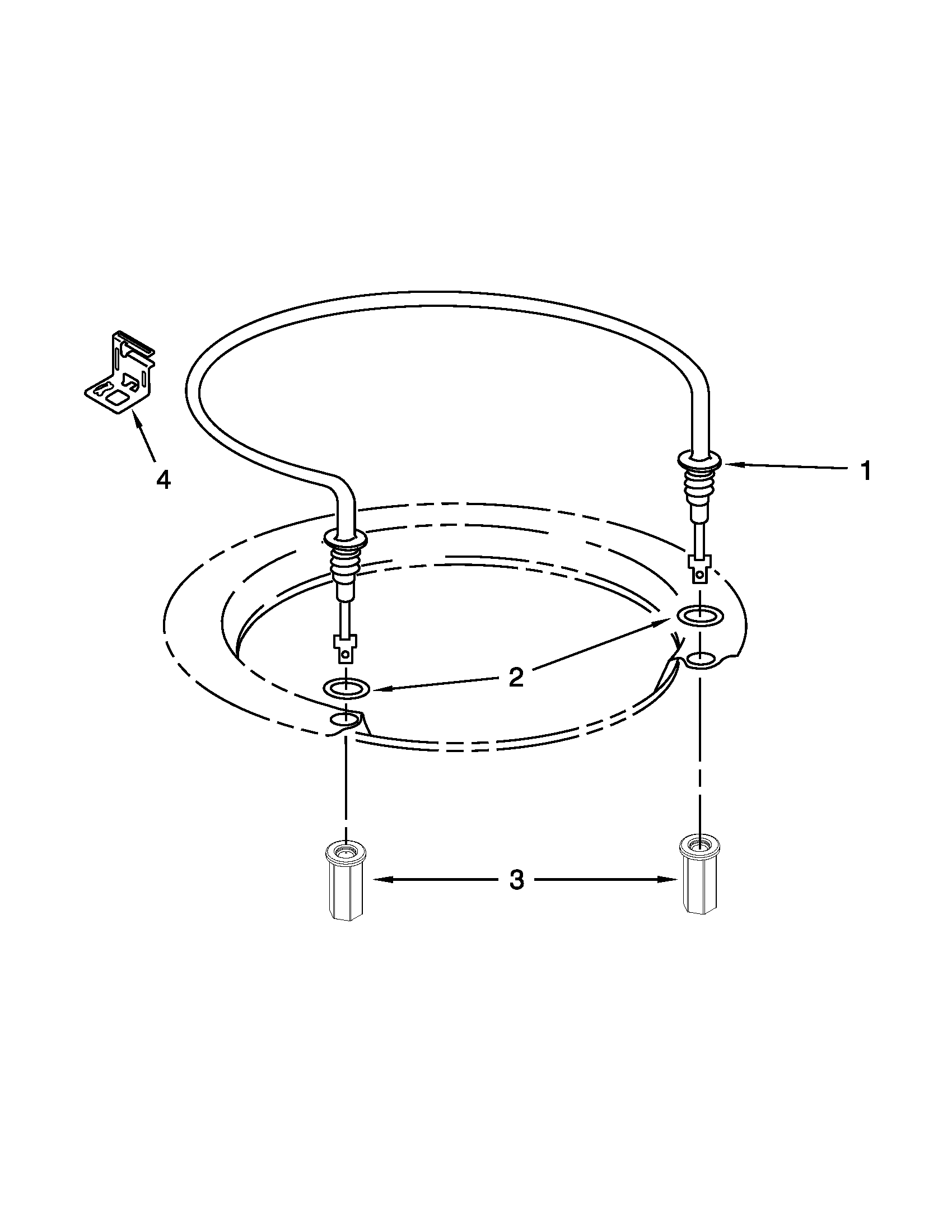 Ikea IUD8100YS3 heater parts diagram