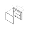 Whirlpool GB9FHDXWB07 freezer door parts diagram