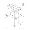 Jenn-Air JIC4430XS00 cooktop parts diagram
