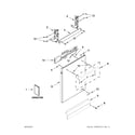 Jenn-Air JDB8000AWC2 door and panel parts diagram