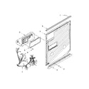 Jenn-Air JDB8000AWC2 inner door parts diagram