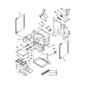 Whirlpool YWFE710H0BS0 chassis parts diagram