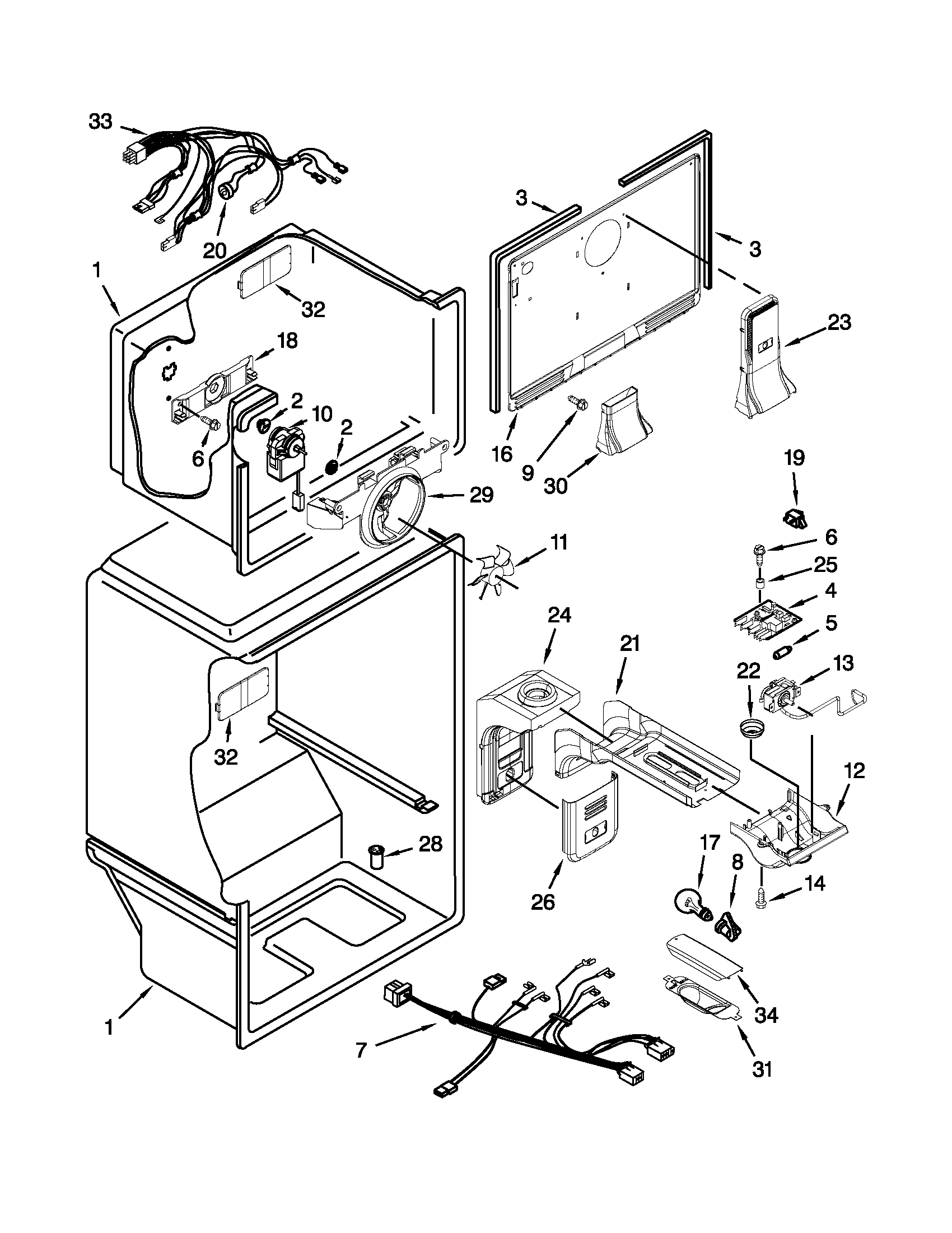 Maytag M1TXEGMYW00 liner parts diagram