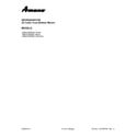 Amana ABB2224BRB00 cover sheet diagram