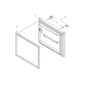 Amana ABB2224BRB00 freezer door parts diagram