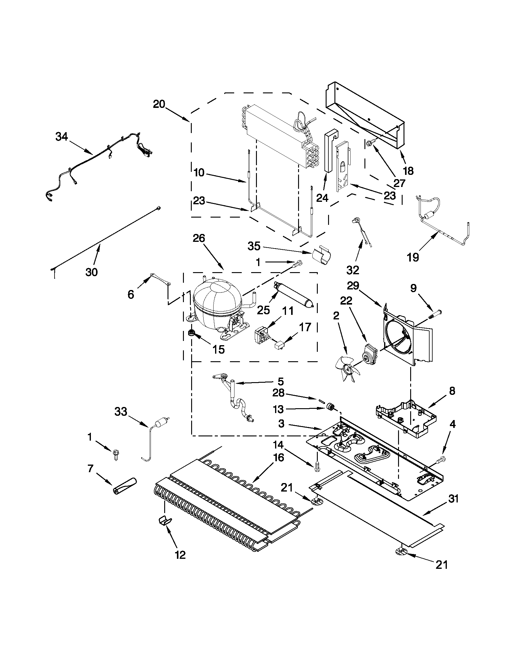 Maytag MFT2672AEB10 unit parts diagram