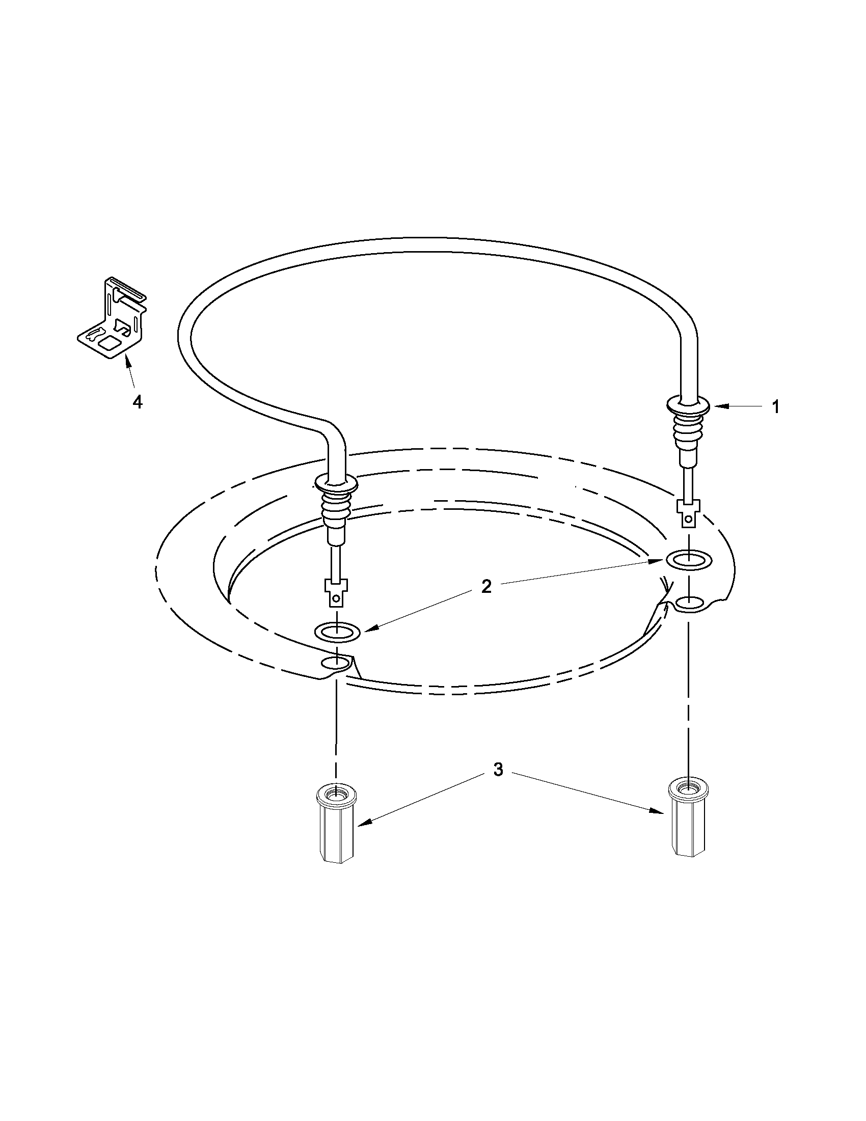Amana ADB1400PYS4 heater parts diagram