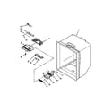 Whirlpool WRF532SMBM00 refrigerator liner parts diagram