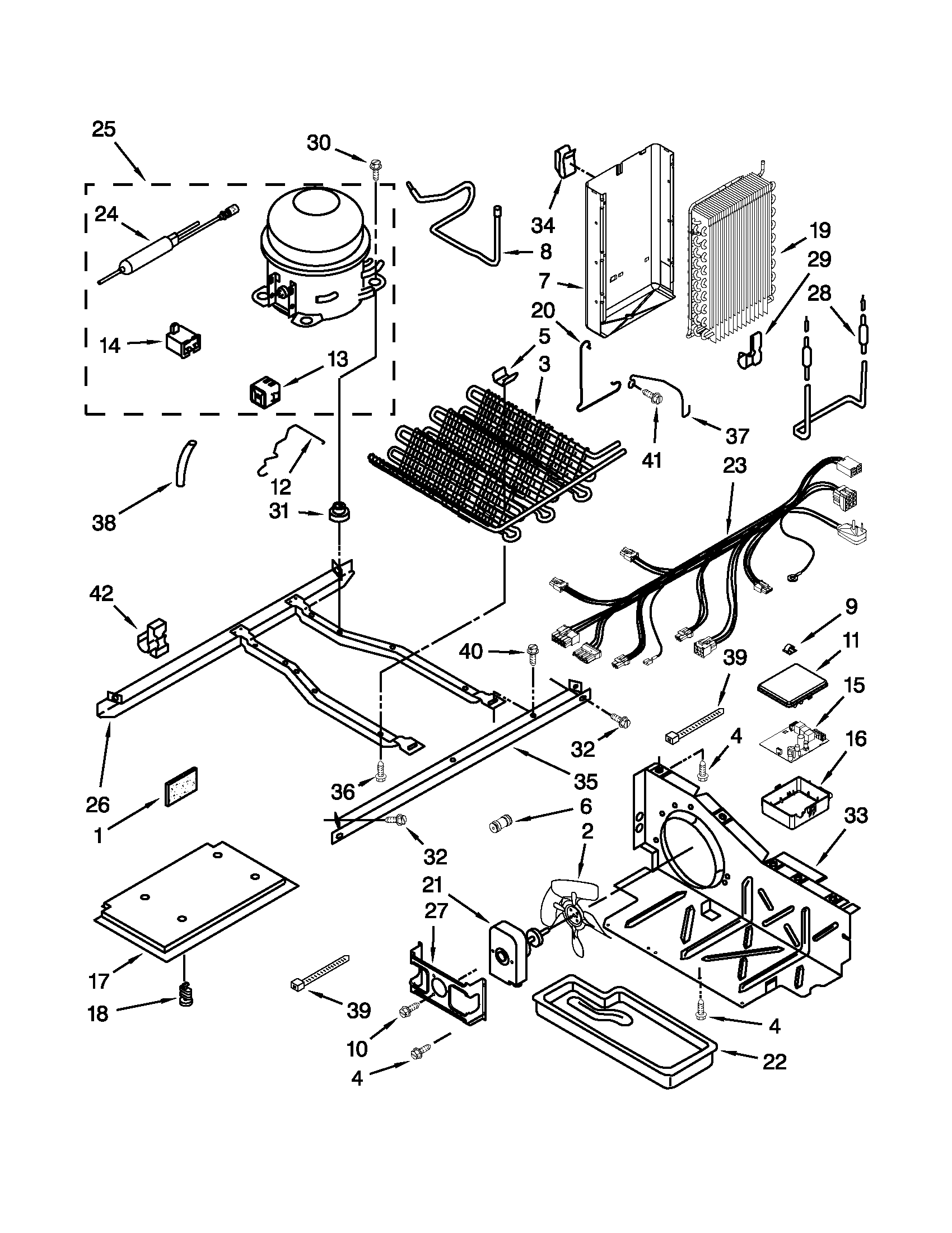 Whirlpool GS6NVEXVQ01 unit parts diagram
