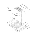 Whirlpool WFG710H0AH1 cooktop parts diagram