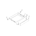 Whirlpool WFG710H0AH1 drawer and broiler parts diagram