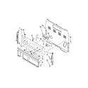 Whirlpool WFE525C0BB0 control panel parts diagram