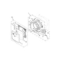 Maytag MGD6000XG2 door parts diagram