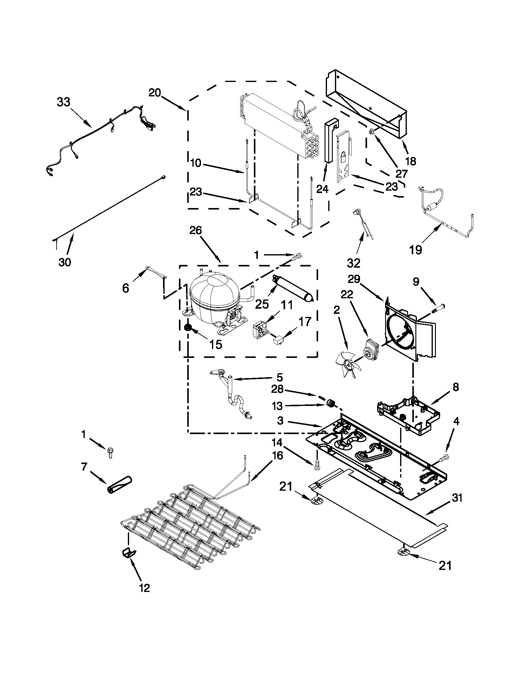 Maytag MFT2672AEW11 unit parts diagram