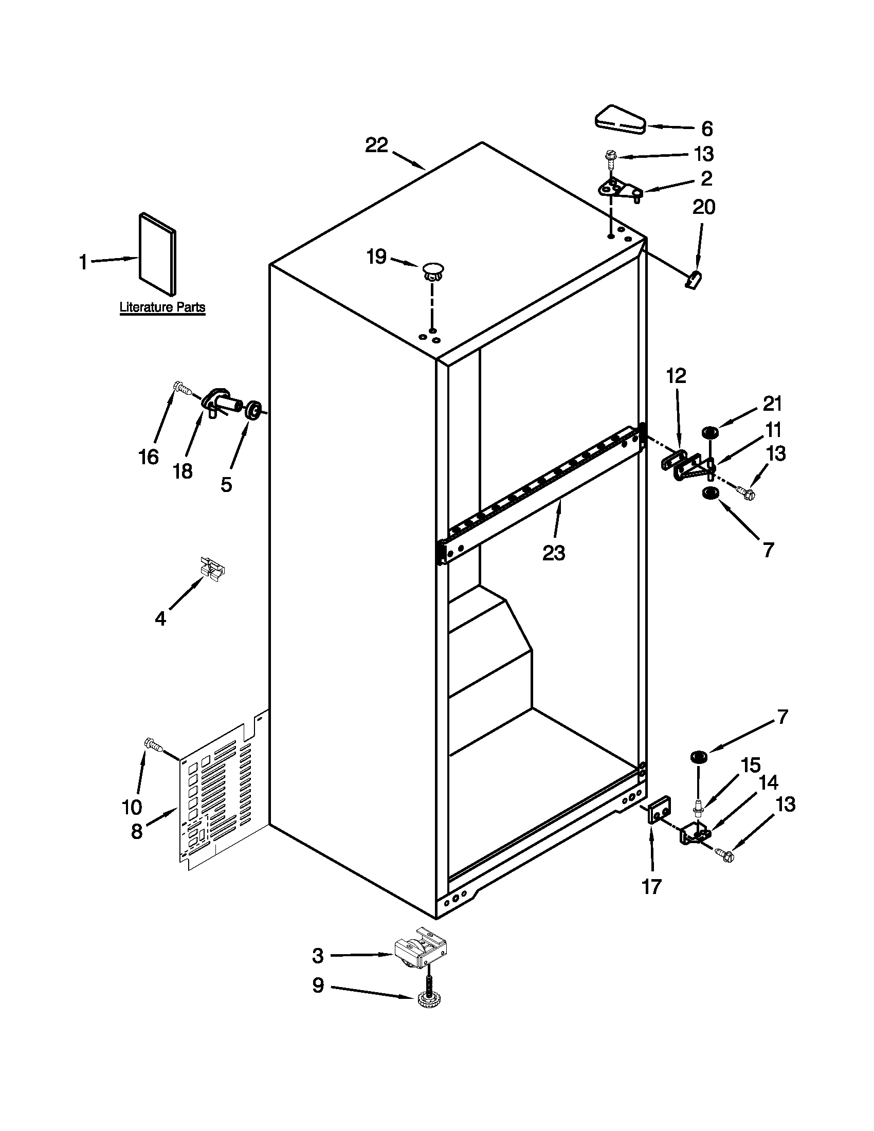 Maytag M8RXEGMAB02 cabinet parts diagram
