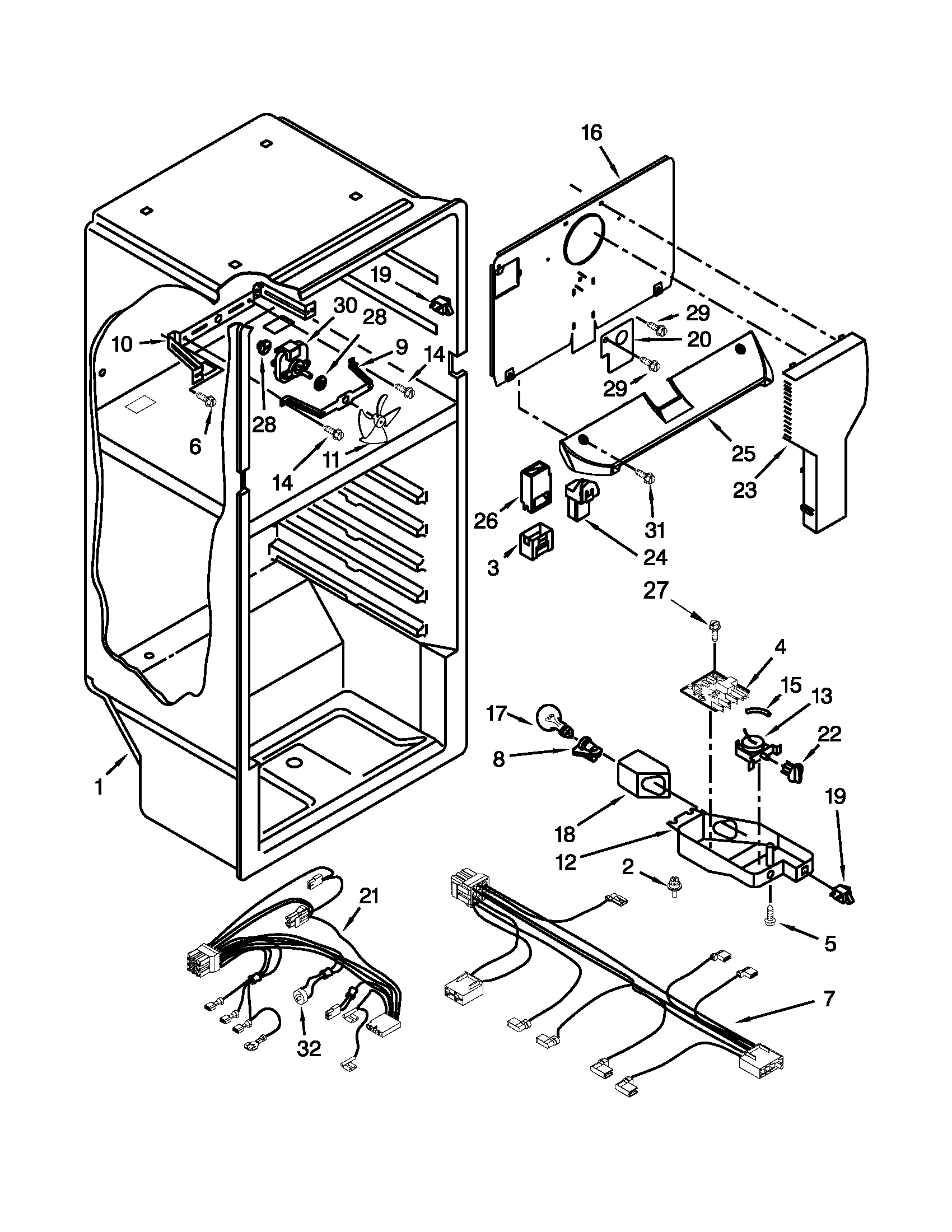 Maytag M8RXEGMAB02 liner parts diagram