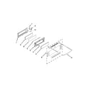 KitchenAid KGRS505XWH05 upper door parts diagram