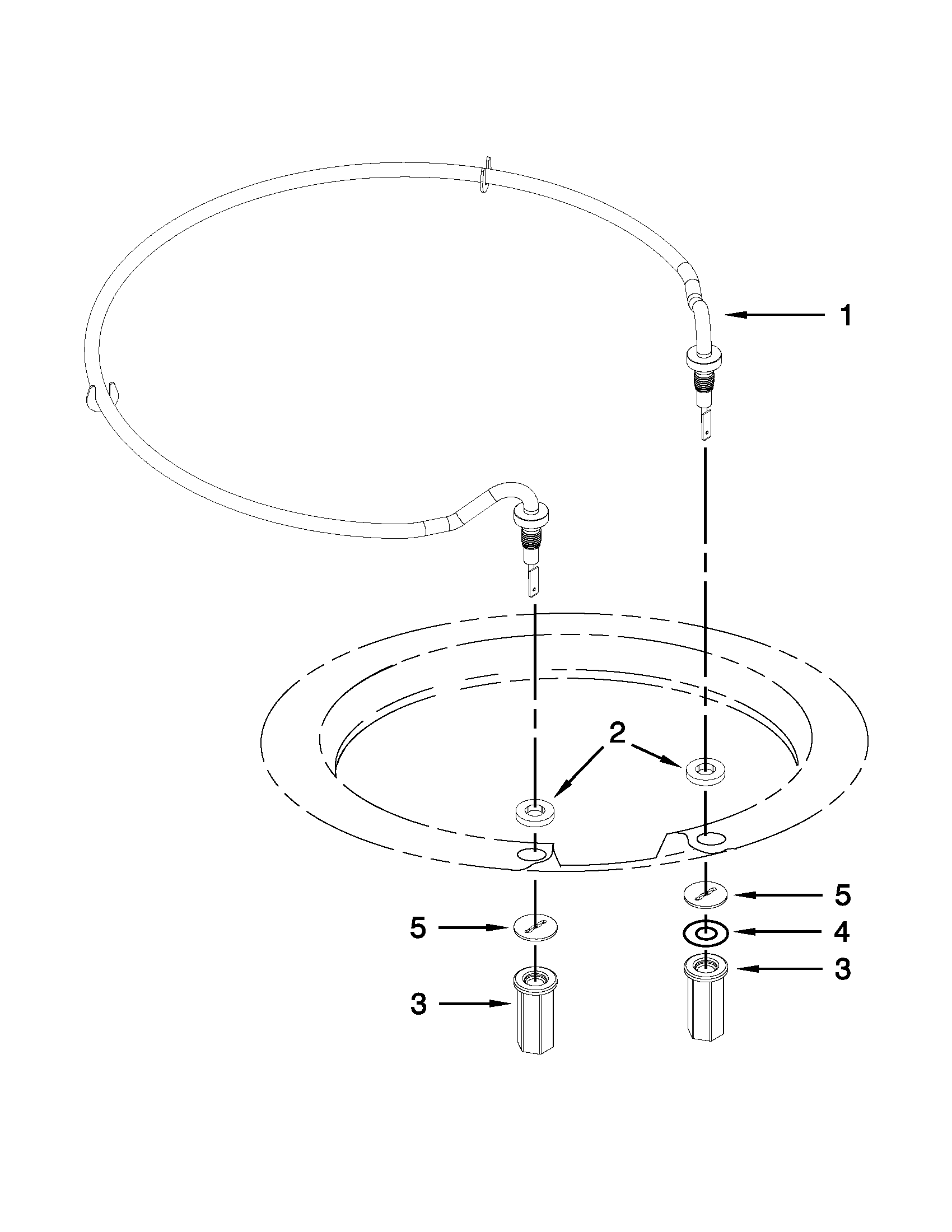 KitchenAid KUDE20IXSSA heater parts diagram