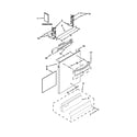 KitchenAid KUDS30FXWHA door panel parts diagram