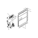 KitchenAid KUDS30FXWHA inner door parts diagram