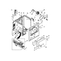 Whirlpool 7MMGDC410BW0 cabinet parts diagram