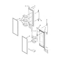 Maytag MFB2055YEB00 refrigerator door parts diagram