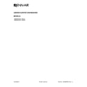 Jenn-Air JDB8500AWF3 cover sheet diagram