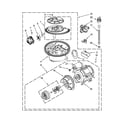 Maytag MDB8949SBW3 pump and motor parts diagram