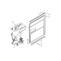 KitchenAid KUDS35FXSSA inner door parts diagram