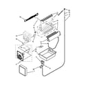 Whirlpool GX5FHTXVB00 icemaker parts diagram