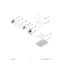 Maytag MET8775XB01 internal oven parts diagram