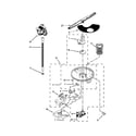 Whirlpool WDT910SAYH3 pump and motor parts diagram