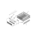 Whirlpool WDT910SAYH3 lower rack parts diagram