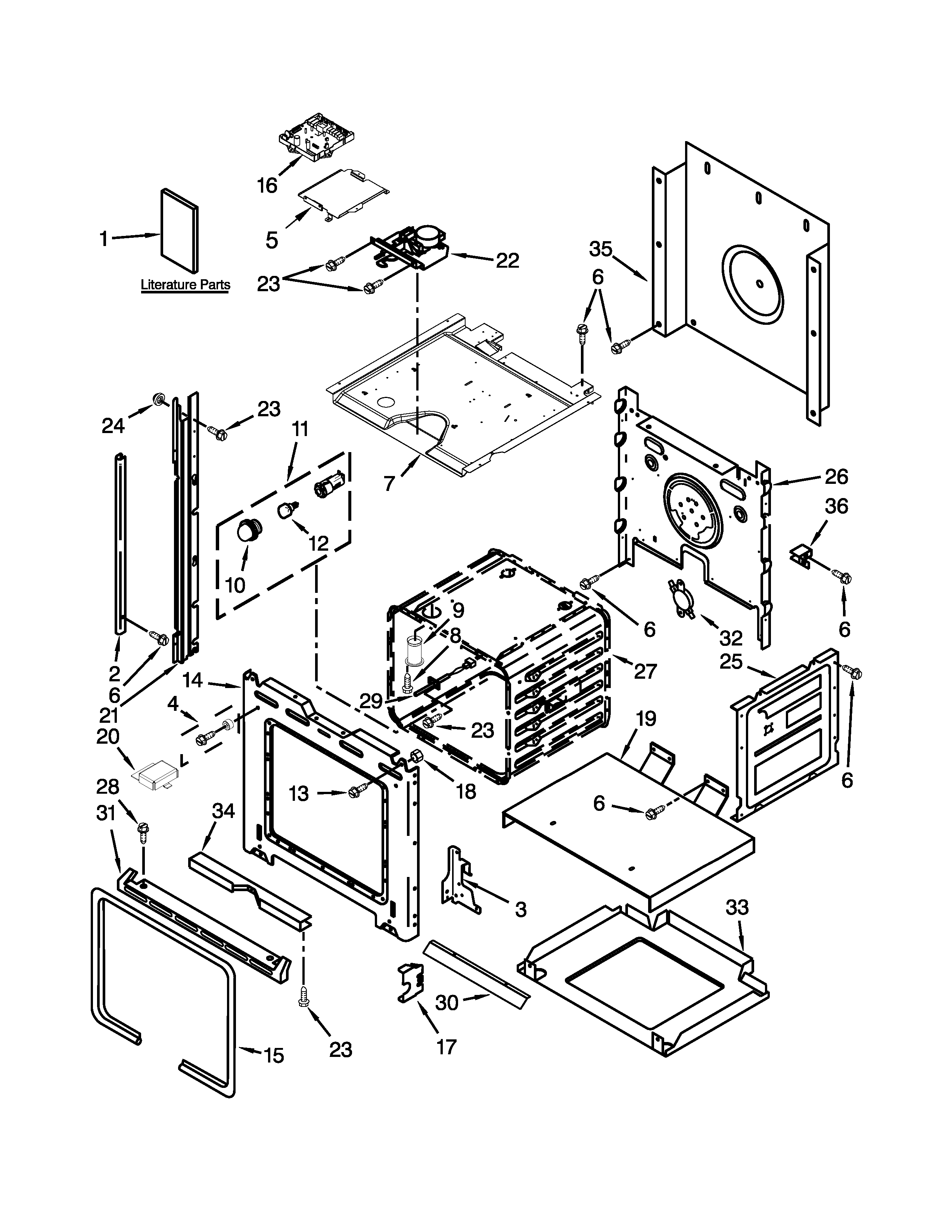 Ikea IBS350PXS01 oven parts diagram