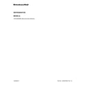 KitchenAid KFCP22EXMP4 cover sheet diagram