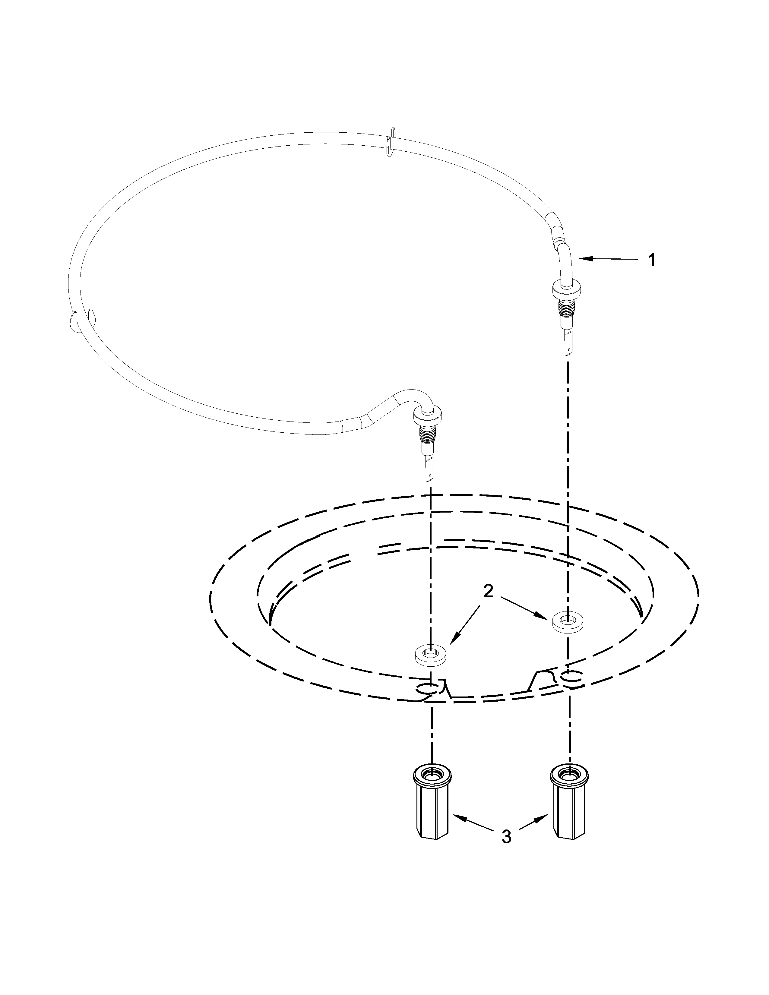 KitchenAid KDFE454CSS1 heater parts diagram