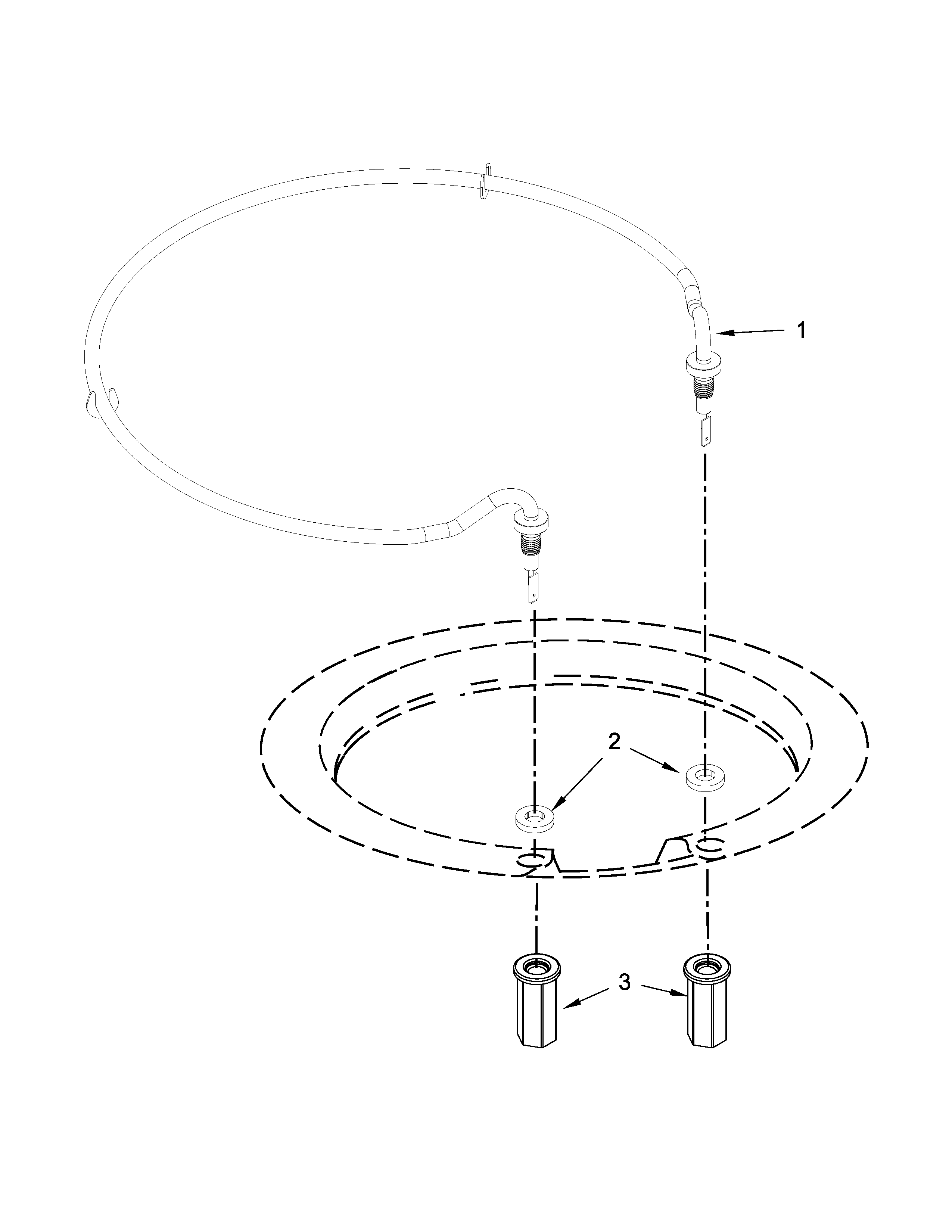 KitchenAid KUDL15FXWH7 heater parts diagram