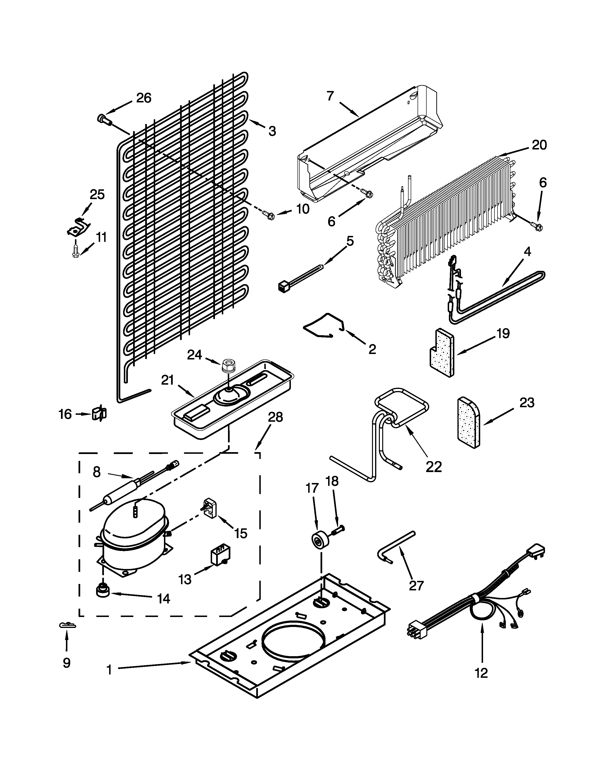 Kirkland ST14CKXSQ03 unit parts diagram