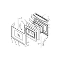 Maytag MGR7685AW2 door parts diagram