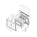 Whirlpool WFG520S0AW2 door parts diagram