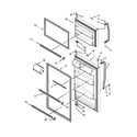 Whirlpool W8TXNGZBB01 door parts diagram