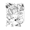 Maytag MEDX550XW0 bulkhead parts diagram